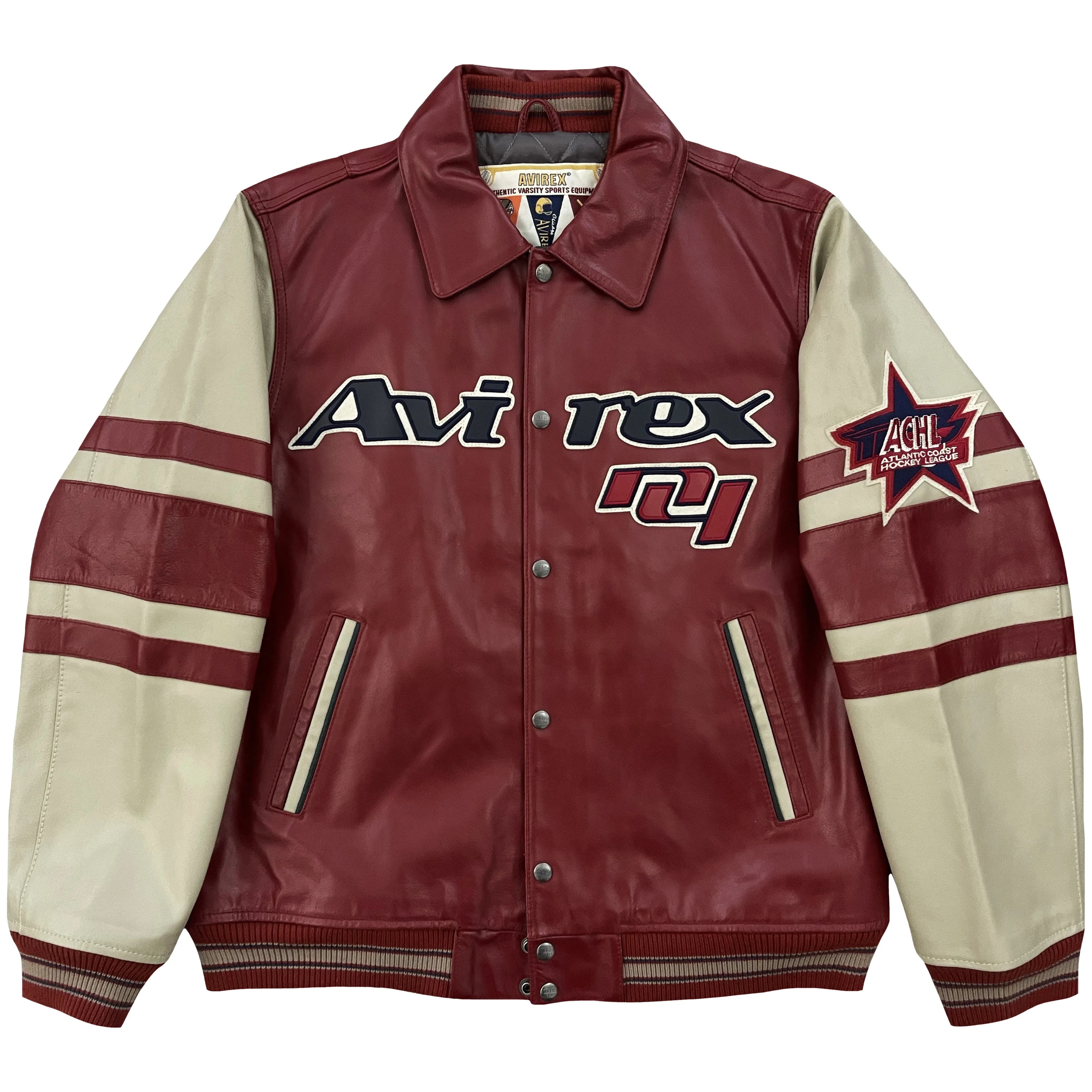 Vintage Avirex Leather Varsity Jacket