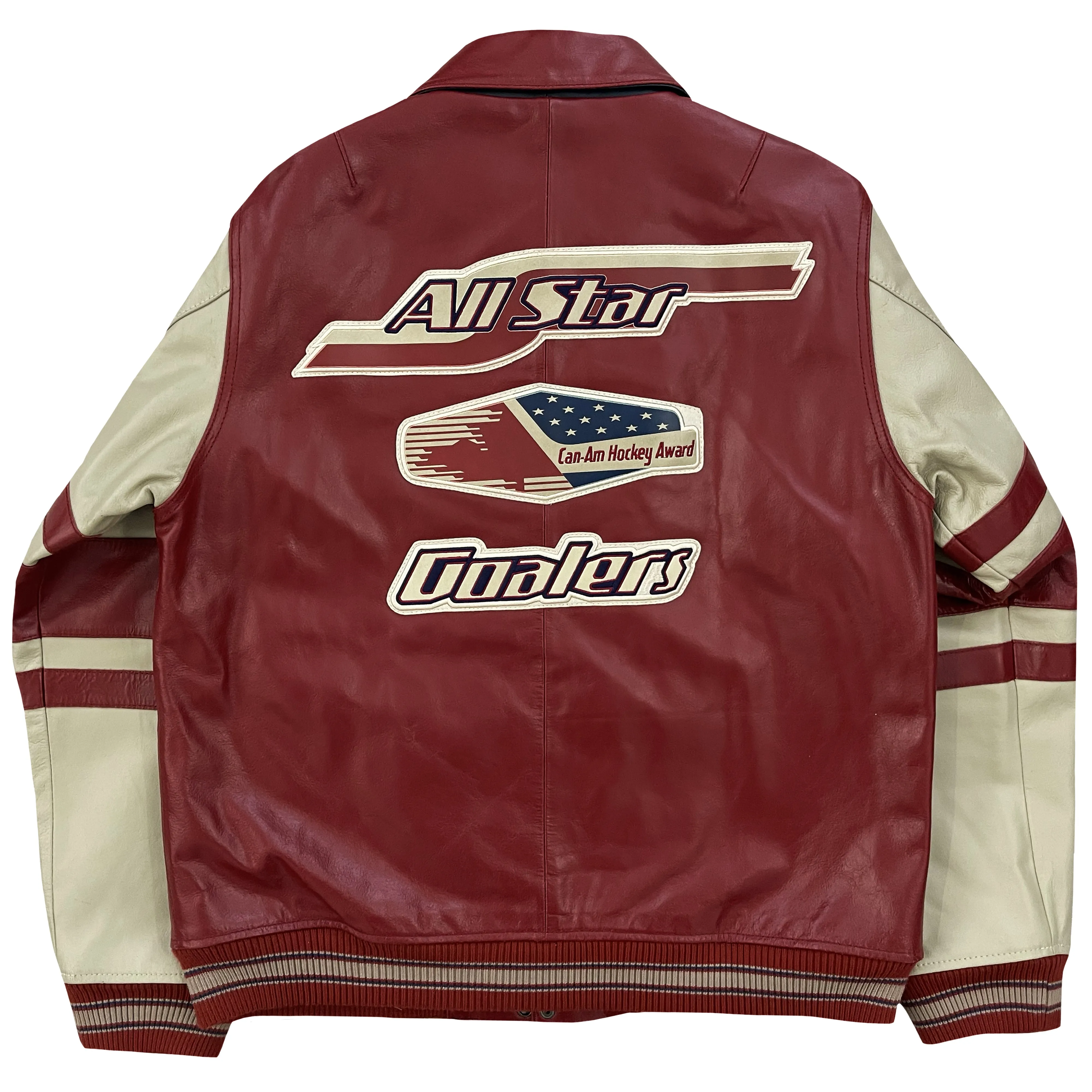 Vintage Avirex Leather Varsity Jacket