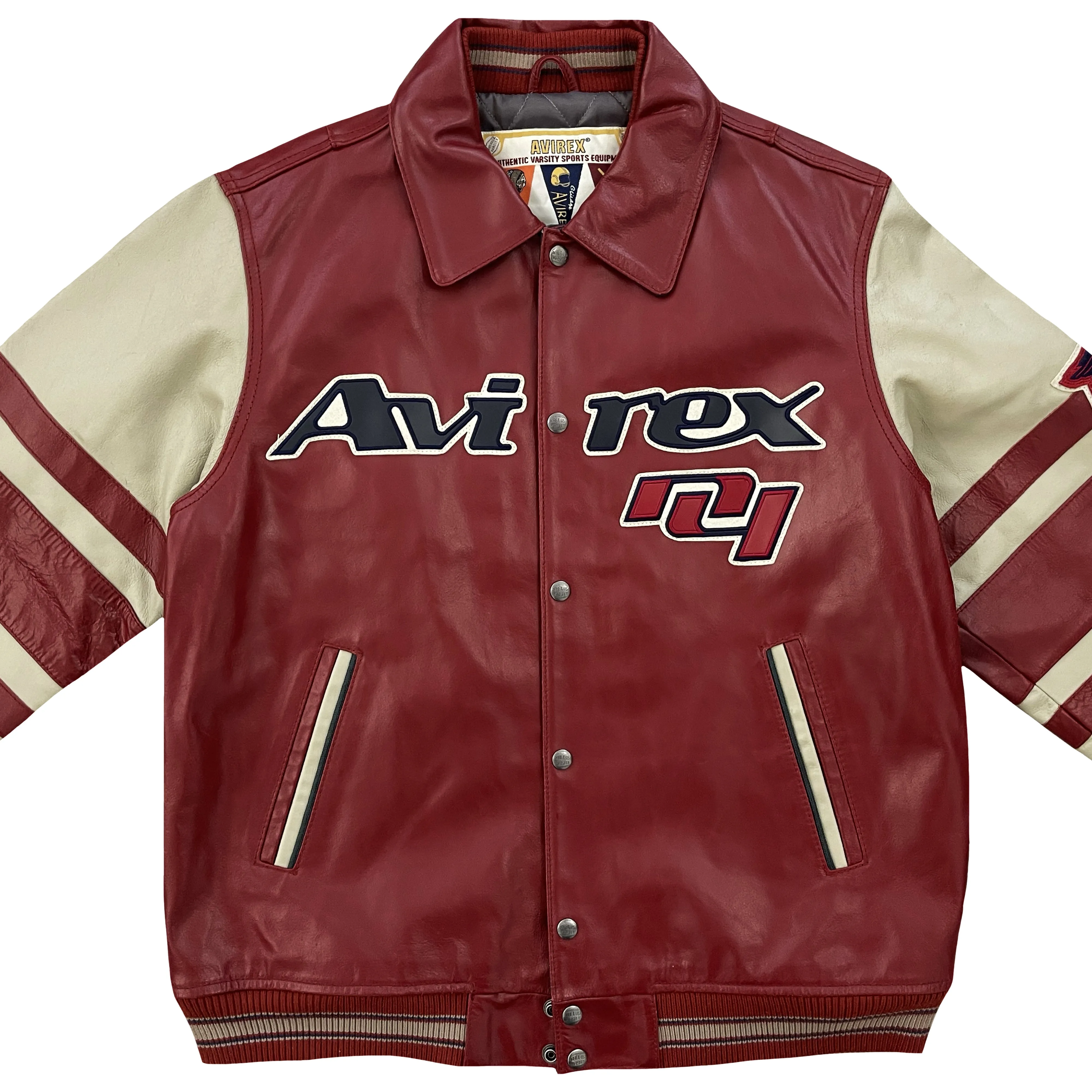 Vintage Avirex Leather Varsity Jacket