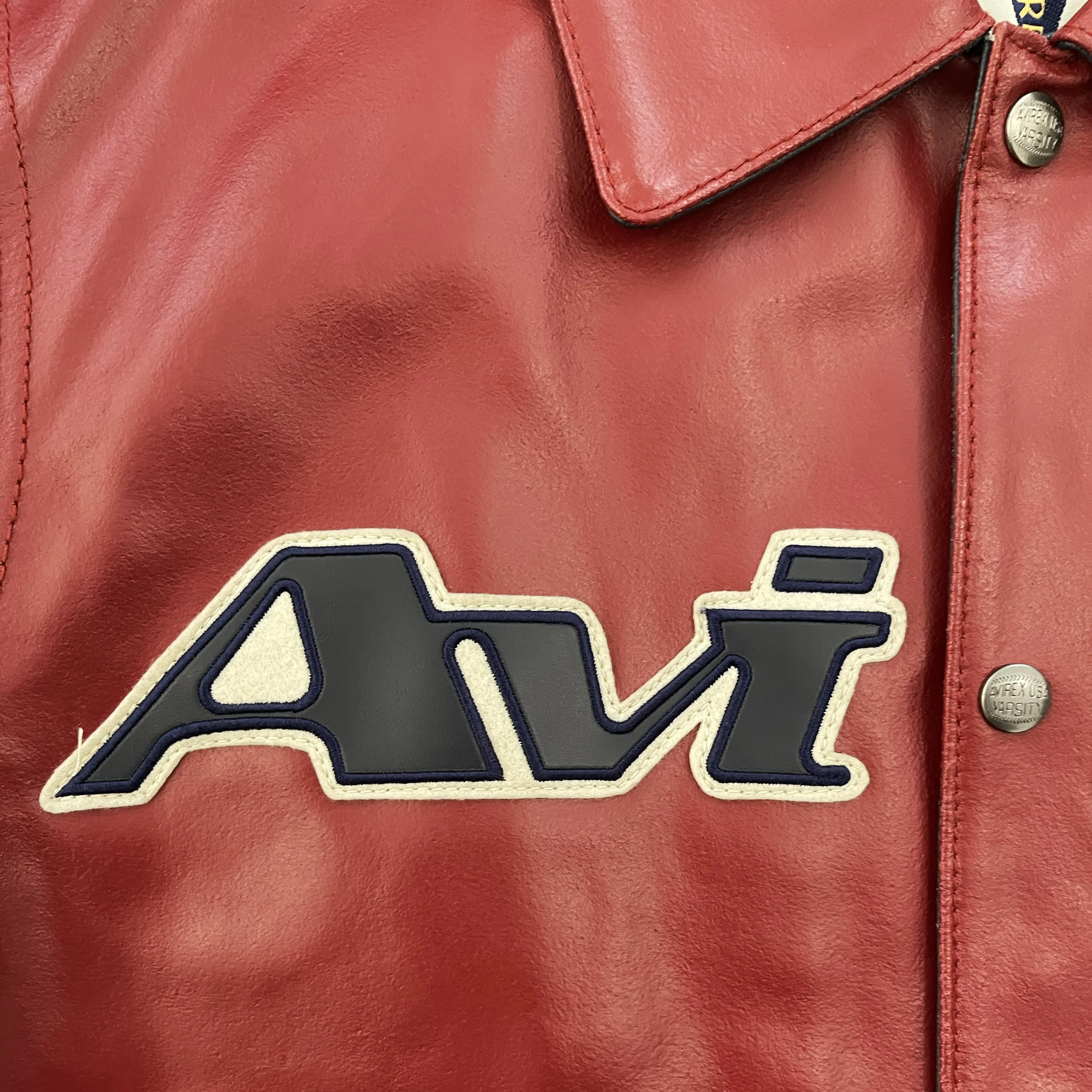 Vintage Avirex Leather Varsity Jacket