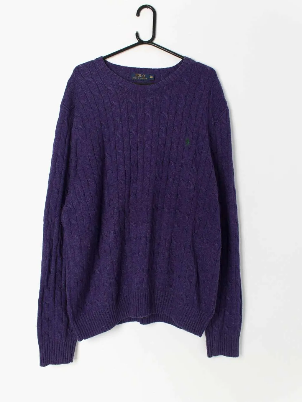 Vintage Polo Ralph Lauren jumper in tussah silk – XXL