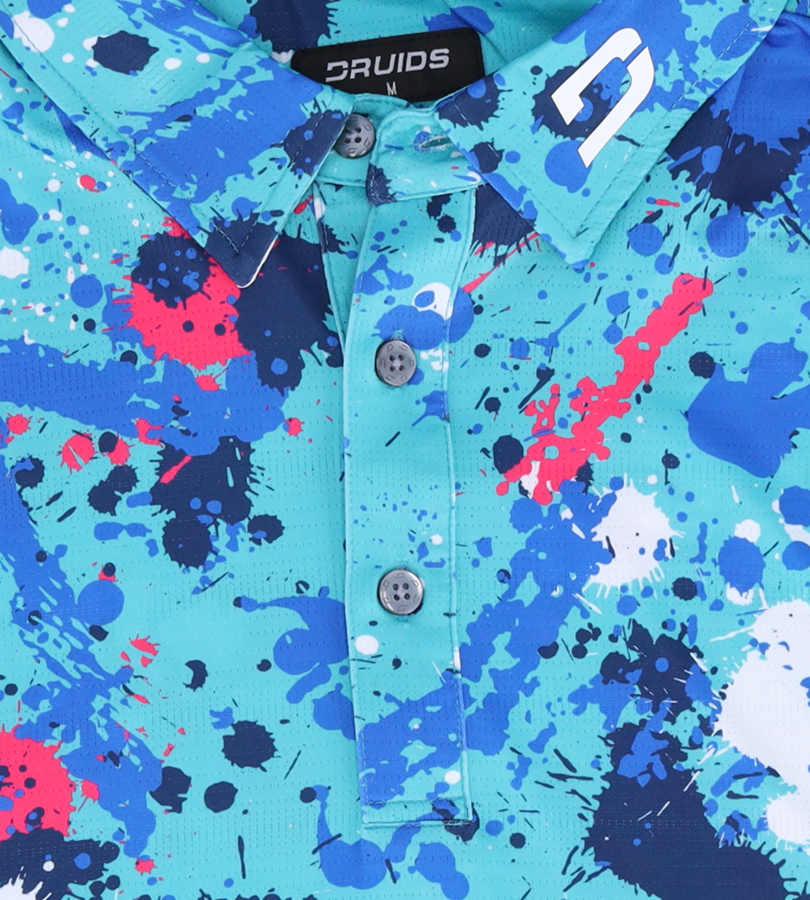 VIVID SPLATTER POLO - MINT