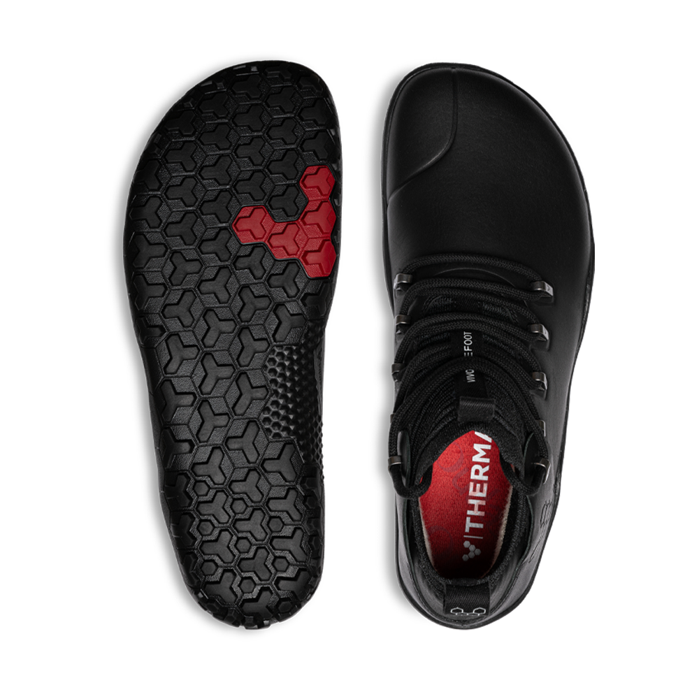 Vivobarefoot Magna Leather FG Mens Obsidian