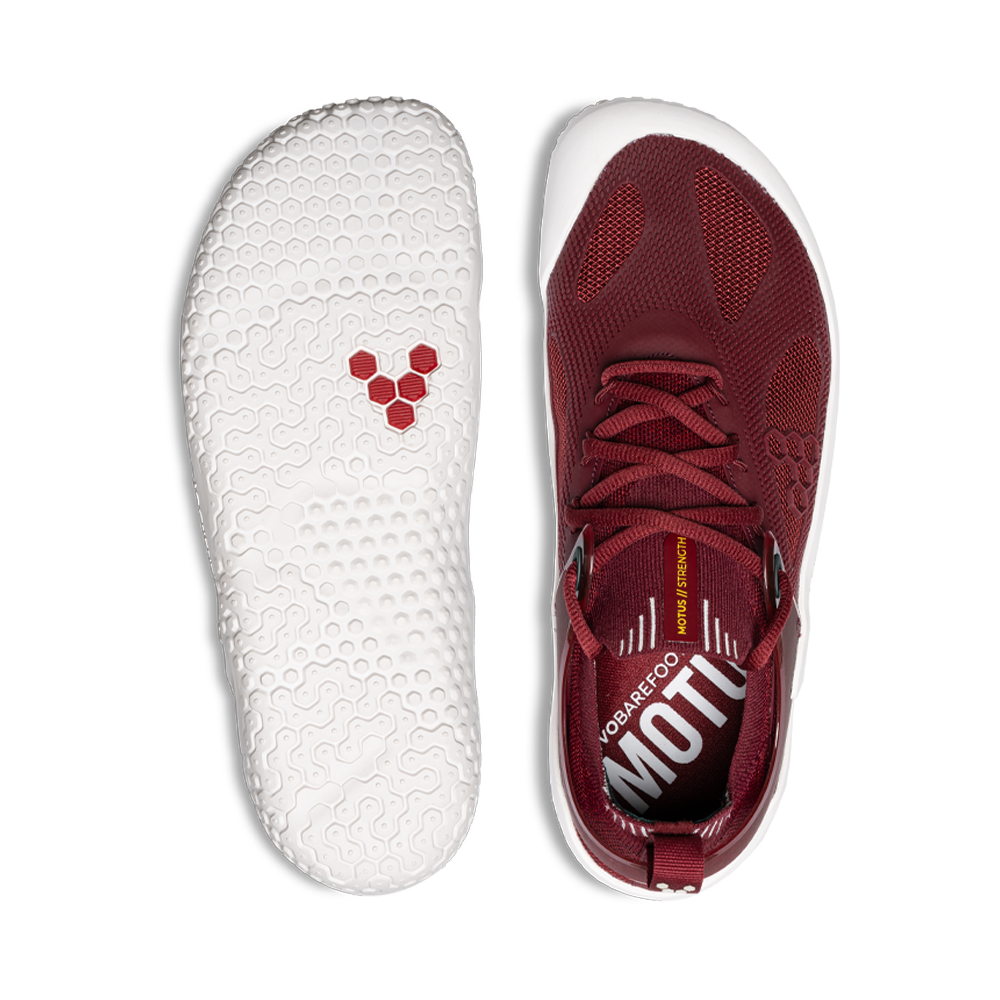 Vivobarefoot Motus Strength Mens Burgundy