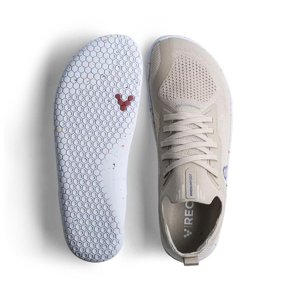 Vivobarefoot Primus Lite Knit Mens Feather Grey