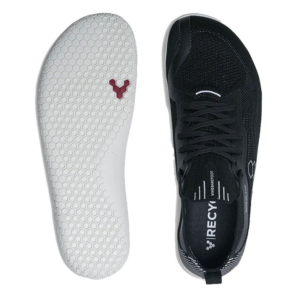 Vivobarefoot Primus Lite Knit (Mens) - Obsidian