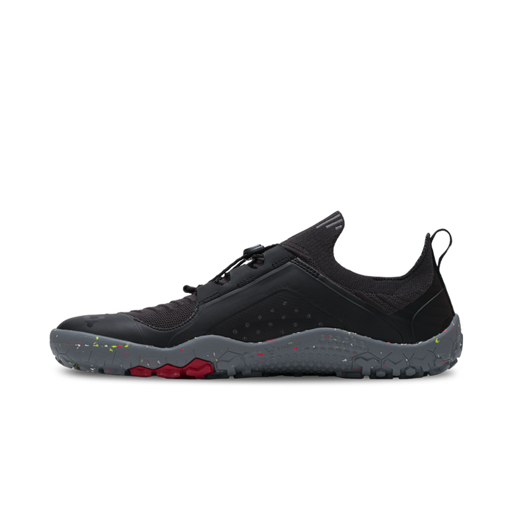 Vivobarefoot Primus Trail Knit FG Mens Obsidian/ Grey