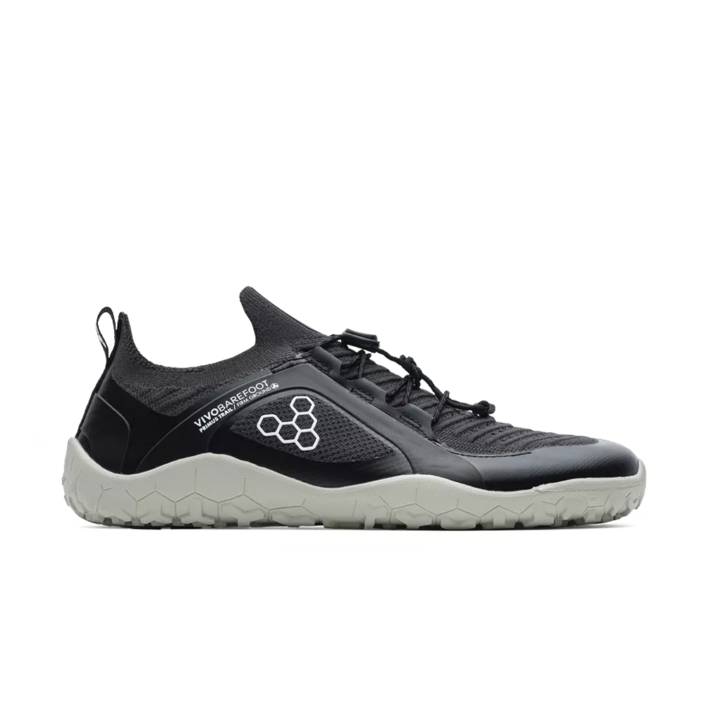 Vivobarefoot Primus Trail Knit FG Mens Obsidian/Pelican