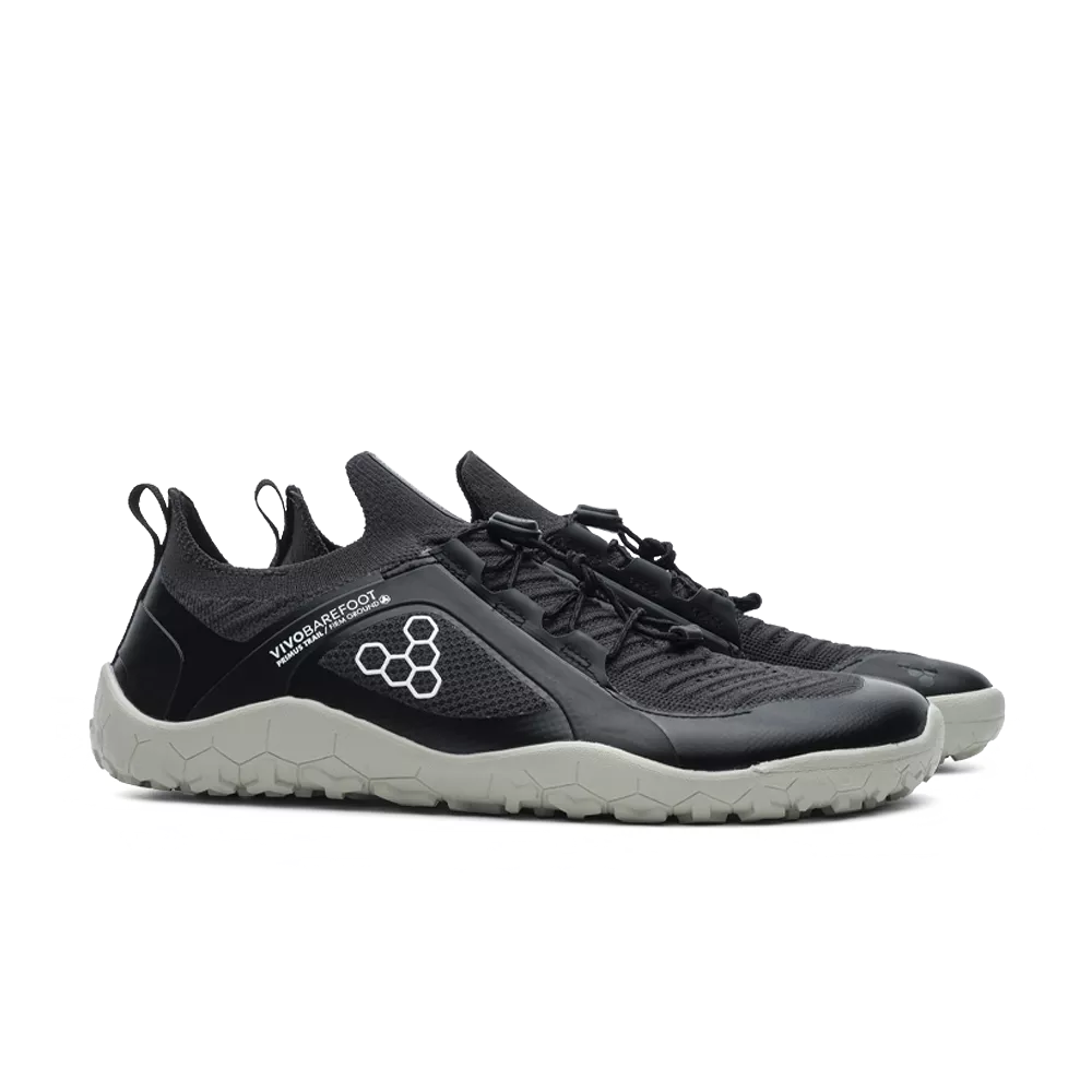 Vivobarefoot Primus Trail Knit FG Mens Obsidian/Pelican