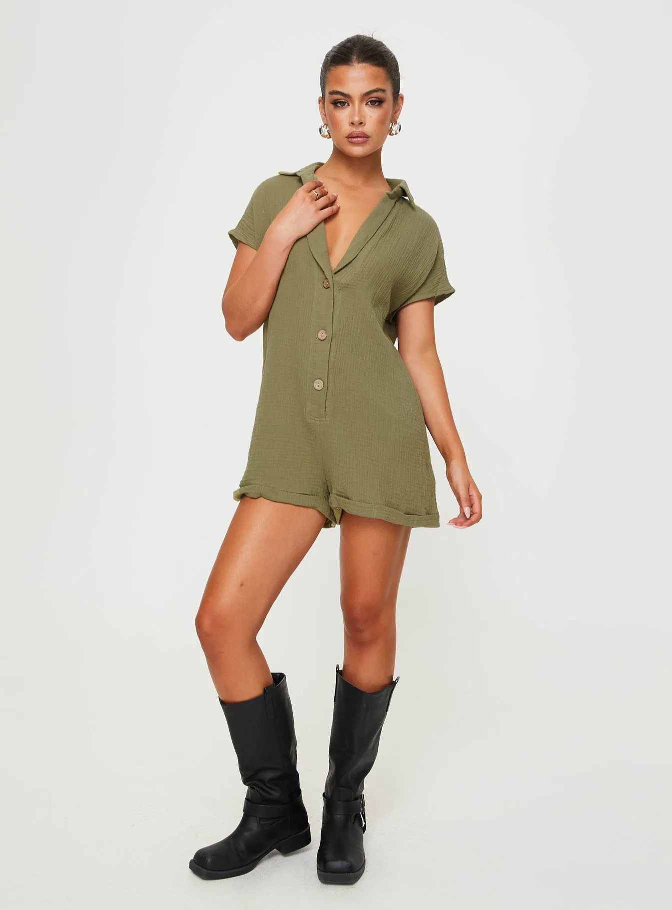 Vixen Playsuit Sage