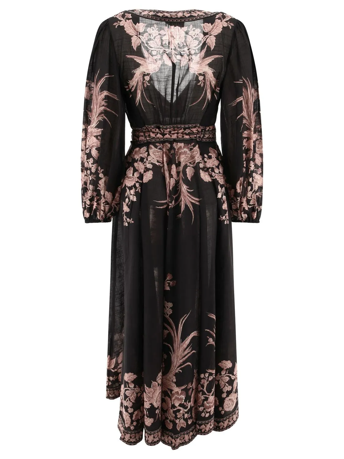 WAVERLY WRAP MIDI DRESS