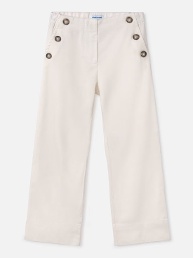 White Culotte Pants - Big Girl