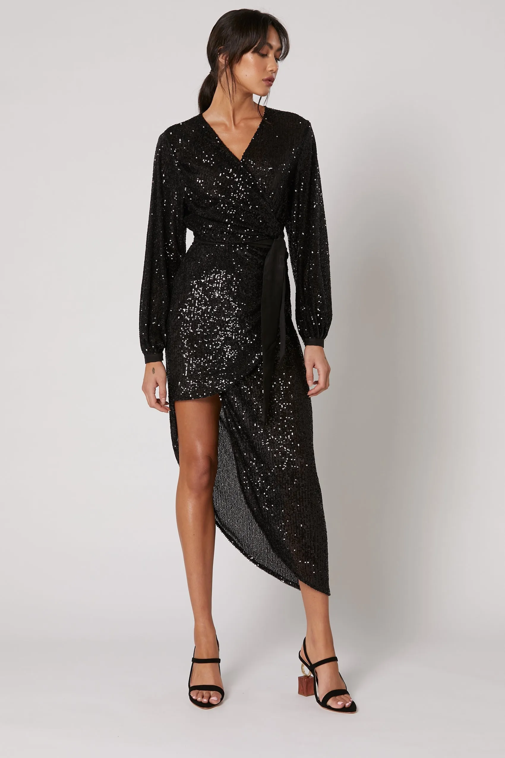 Winona Amara Wrap Dress - Black