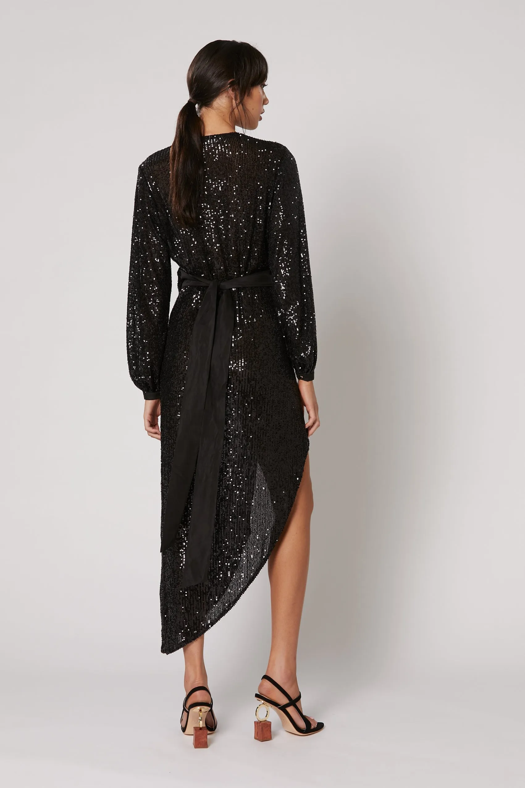 Winona Amara Wrap Dress - Black