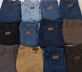 Wrangler  jeans  21 pieces