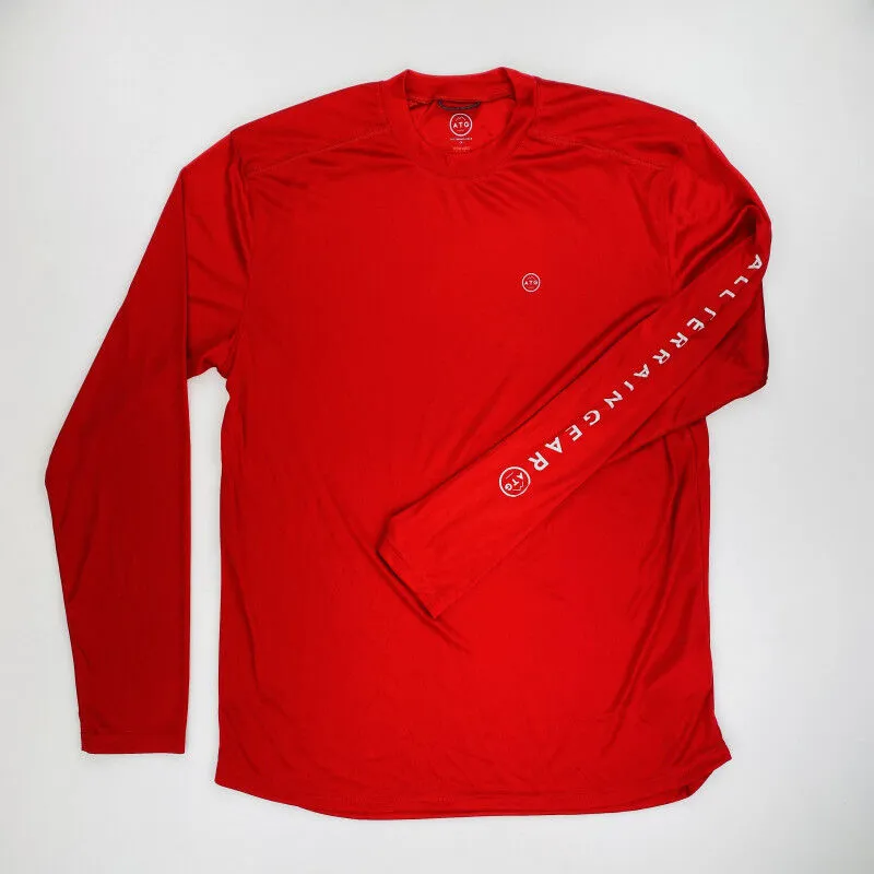 Wrangler  Ls Sun Tee - T-shirt di seconda mano - Uomo - Rosso - M