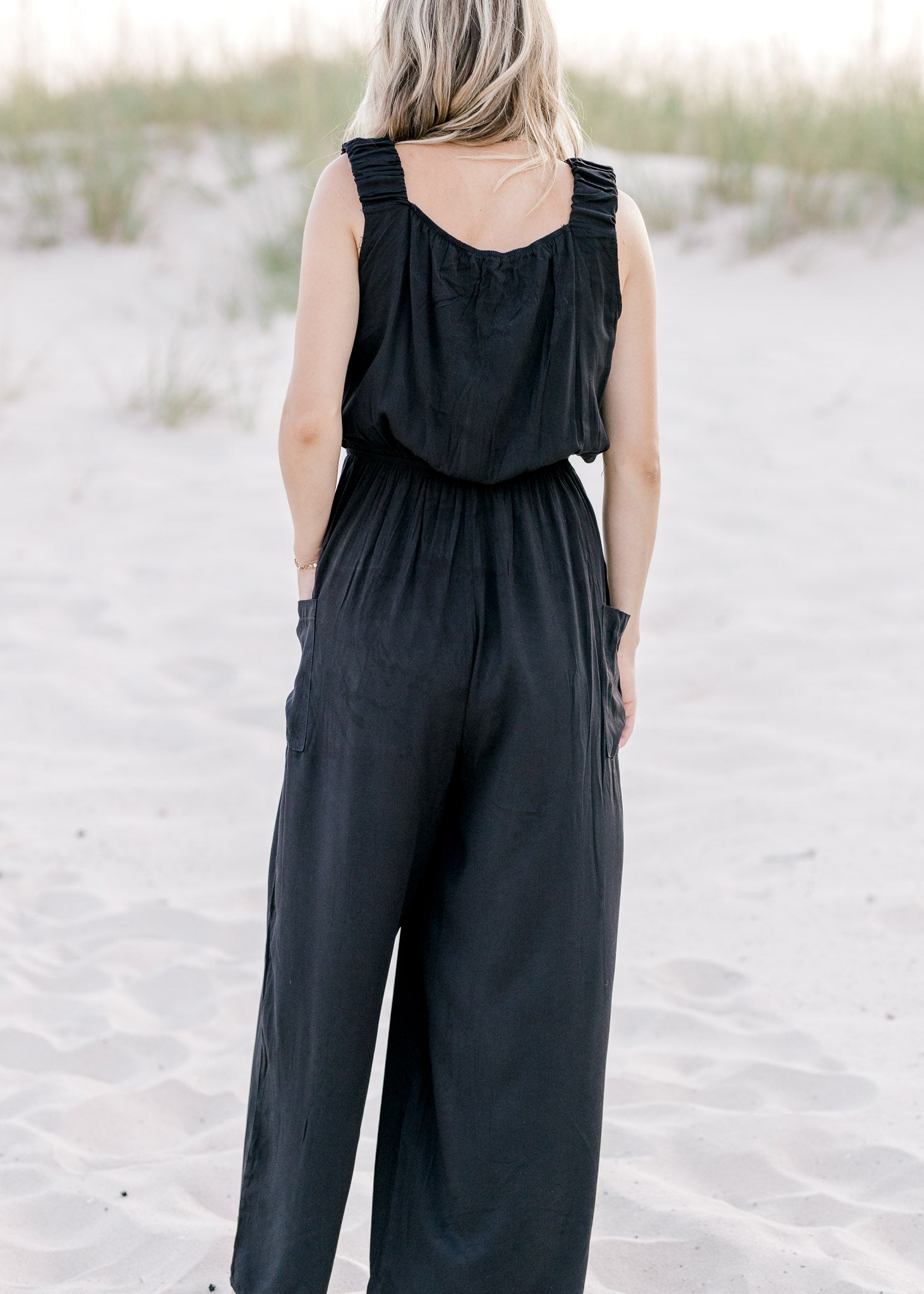 X Basic Black Jumpsuit